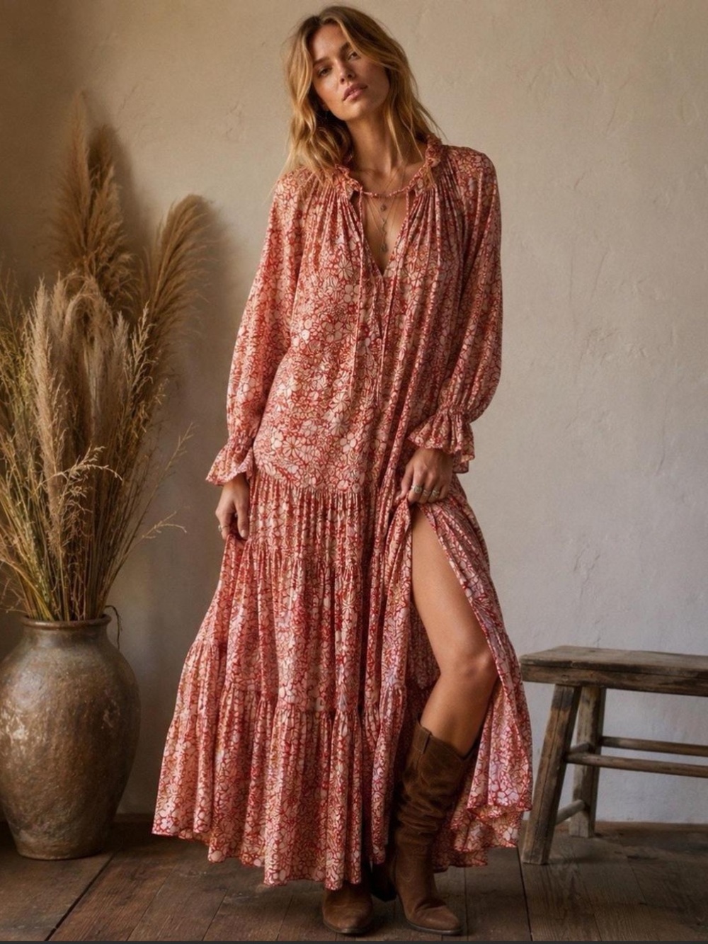 Free People 🌼 Iconic Feeling Groovy Maxi Dress